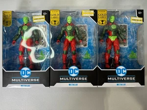 McFarlane Toys DC Multiverse Metallo Gold Label - Lotto di 3 action figure - Foto 1 di 6