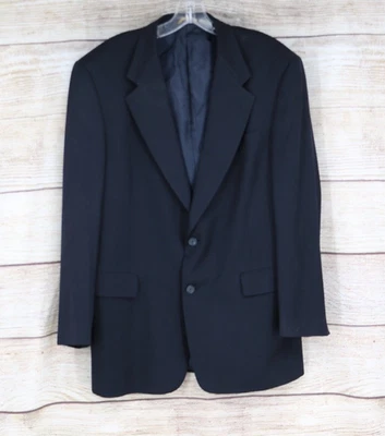 Jaqueta Blazer Hart Schaffner & Marx Ouro Trompetista Nordstrom Tamanho 40R Preta - Imagem 1 de 4