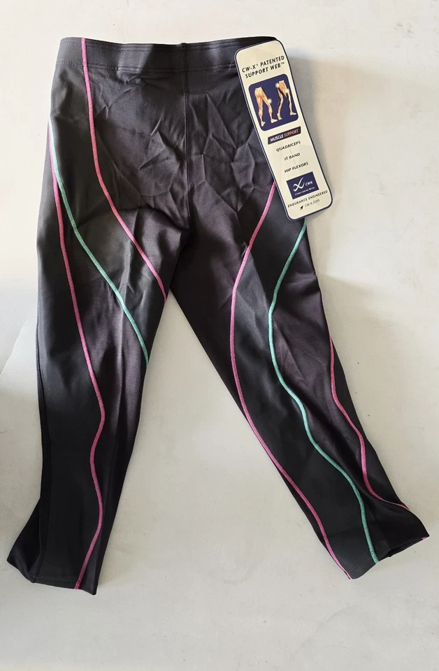 CW-X - Desgaste de condicionamento - Legging compressa - Comprimento 3/4 - PerformX - Médio - Imagem 1 de 3