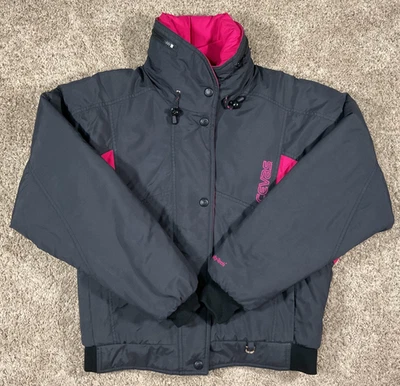 CEVAS By HELLY HANSEN Helly-Tech Jacket Girls 12 Hood Thinsulate Black / Pink - Image 1 of 4