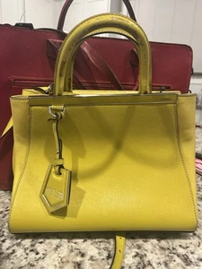 FENDI  Purse Bag  Yellow leather   - Picture 1 of 6