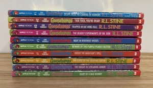 Goosebumps Books 10 R.L Stine Original Give Yourself Reader Beware 1-10 Vintage - Picture 1 of 11