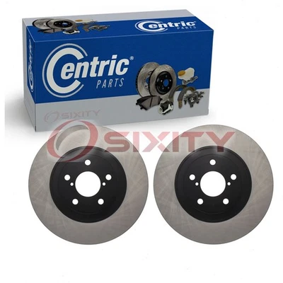 2 rotores de freno de disco delanteros centrados para Subaru Forester 2009-2018 2,5 L H4 ir Foto 1 de 4