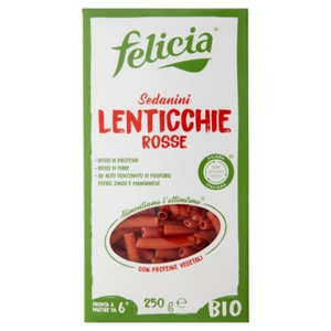 Felicia Sedanini di Lenticchie Rosse,Bio Pasta mit 100% Roten Linsen 250g - Bild 1 von 6