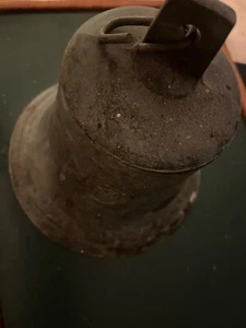 MESSINGGLOCKE 195mm hoch,Durchmesser 19cm," PS GRAF SPEE 1939 " Familienbesitz - Bild 1 von 8