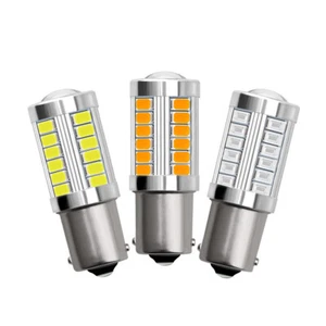 2X 1156 BA15S 382 Reverse Brake Light Bulbs P21W White Canbus Error Free 12V - Picture 1 of 7