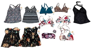 Lot 11 Kona Sol Bikini & Swimsuit Top - SIZE S - 11-Pack - Wholesale - Clearance - Picture 1 of 10