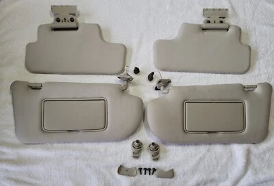 06 07 08 09 10 Infiniti M35 Conductor Pasajero Izquierdo Derecho Juego de Parasol Clips OEM  Foto 1 de 4