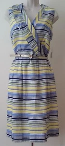 Alex Marie Francesca Dress/Belt Multi Color size 8 Knee-Length NWT - Picture 1 of 4