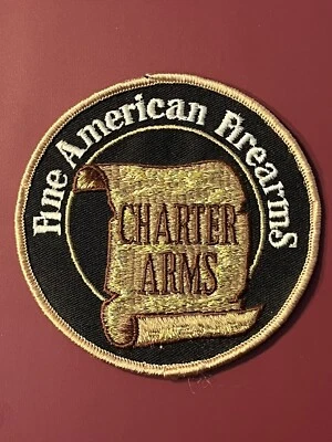 VINTAGE "CHARTER ARMS"  PATCH - Image 1 of 2