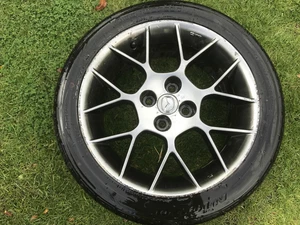 2004 Mazda MX5 mk 2.5 Euphonic set of 4 x 16" alloy wheels and 205/45/16 tyres - Picture 1 of 8