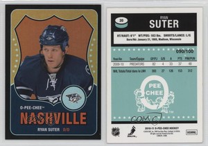 2010-11 O-Pee-Chee Black Rainbow Retro /100 Ryan Suter #20
