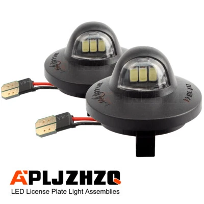 2x Fit Ford F150 F250 F350 LED License Plate Light Tag Lamp Assembly Replacement - Image 1 of 4