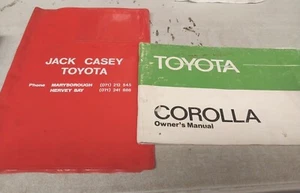 1979 TOYOTA COROLLA Owners Manual & Plastic Wallet - Picture 1 of 2
