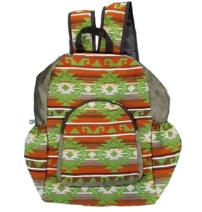 Ecuadorian Colorful Backpack w/Adjustable Straps-Apx. 11.5"x5"x17"-Free Shipping - Picture 1 of 2
