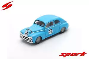 Spark S4741 1/43 Peugeot 203 C No.43 24H Le Mans 1952 A. Constantin - J. Poch - Imagen 1 de 8
