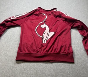 VTG Baby Phat Womens Jacket 1X Y2K Burgandy Block Lettering on Sleeves Logo Back - Picture 1 of 6
