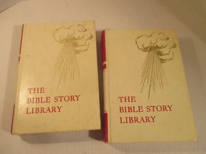 The Bible Story Library Illustrated Vol 1&2 Hardcover 1963 by T Hodges ~Audel - Picture 1 of 11