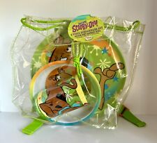 NEW VTG 1999 Scooby Doo Kid’s 3 Pc Melamine Dinnerware Plate Bowl Cup Bag *Read*