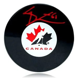 Mark Stone Autographed Team Canada Puck IGM COA Vegas Golden Knights Signed - Picture 1 of 4