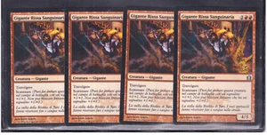 Magic 4x Gigante Rissa Sanguinaria - Bloodfray Giant 89/274 RTR NC ITA - Imagen 1 de 1