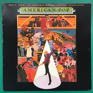 AMERICAN POP Synth Film Soundtrack LP Pat Benatar Doors Hendrix Lee Holdridge EX - Picture 1 of 12