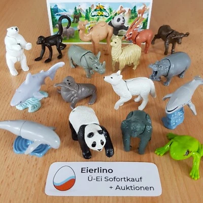 NEW KINDER SURPRISE SET Natoons 2022 Animals around the globe 1.3" figurines - Image 1 of 4