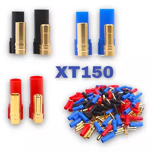 ✅ Hochstrom XT150 Stecker Buchse Goldstecker Connector 250A Male Female SET ✅ - Bild 1 von 18