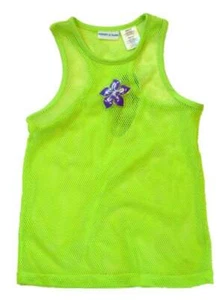 Sand N Sun Girls Mesh Green Swim Suit Cover Up Sun Dress 4-5 - Picture 1 of 1