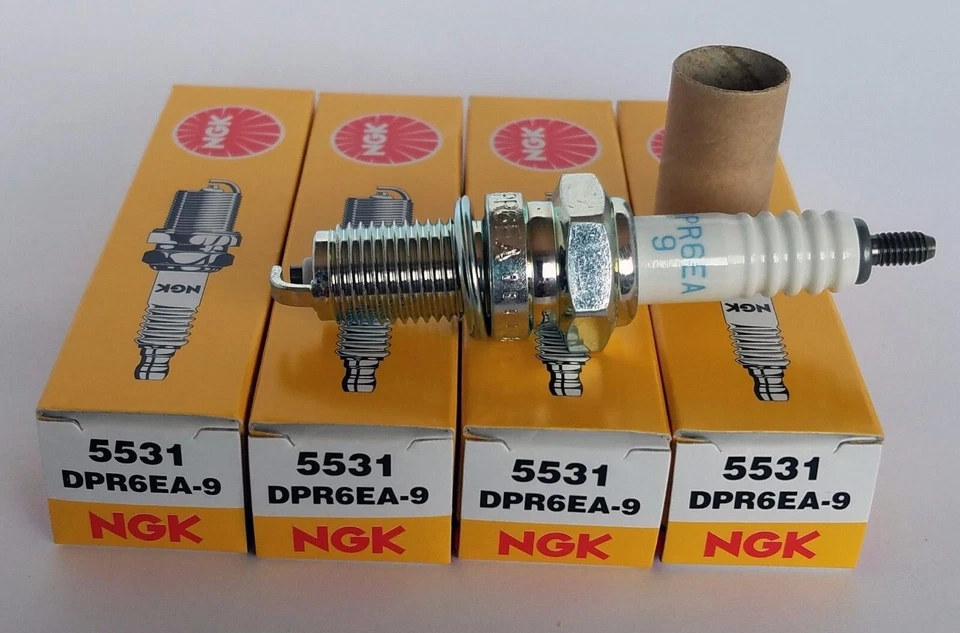 4 个插头 NGK 标准系列火花塞 DPR6EA-9/5531 — 第 1/1 张图片