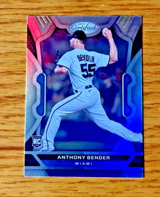 ANTHONY BENDER 2022 Panini Chronicles #48 Certified Rookie RC - Image 1 of 2