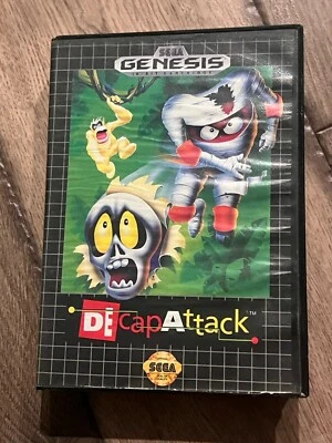 Decap Attack (SEGA Genesis, 1991) CIB COMPLETE IN BOX - Image 1 of 4