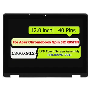 New 12" For Acer Chromebook Spin 512 R851TN-C9DD-US LCD Touch Screen Assembly - Picture 1 of 5
