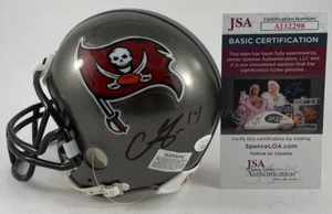 NFL Chris Godwin Tampa Bay Buccaneers WR Signed Riddell Mini Helmet JSA COA - Picture 1 of 3