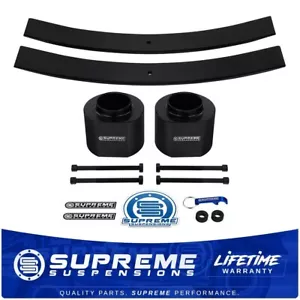 Kit de elevación niveladora trasera delantera de 2" almohadillas aisladoras de hojas para 84-01 Jeep Cherokee XJ - Imagen 1 de 1