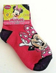 Disney Minnie Mouse Safety Toe Socks 1 Pair Girls Size 5-6.5 - Picture 1 of 1