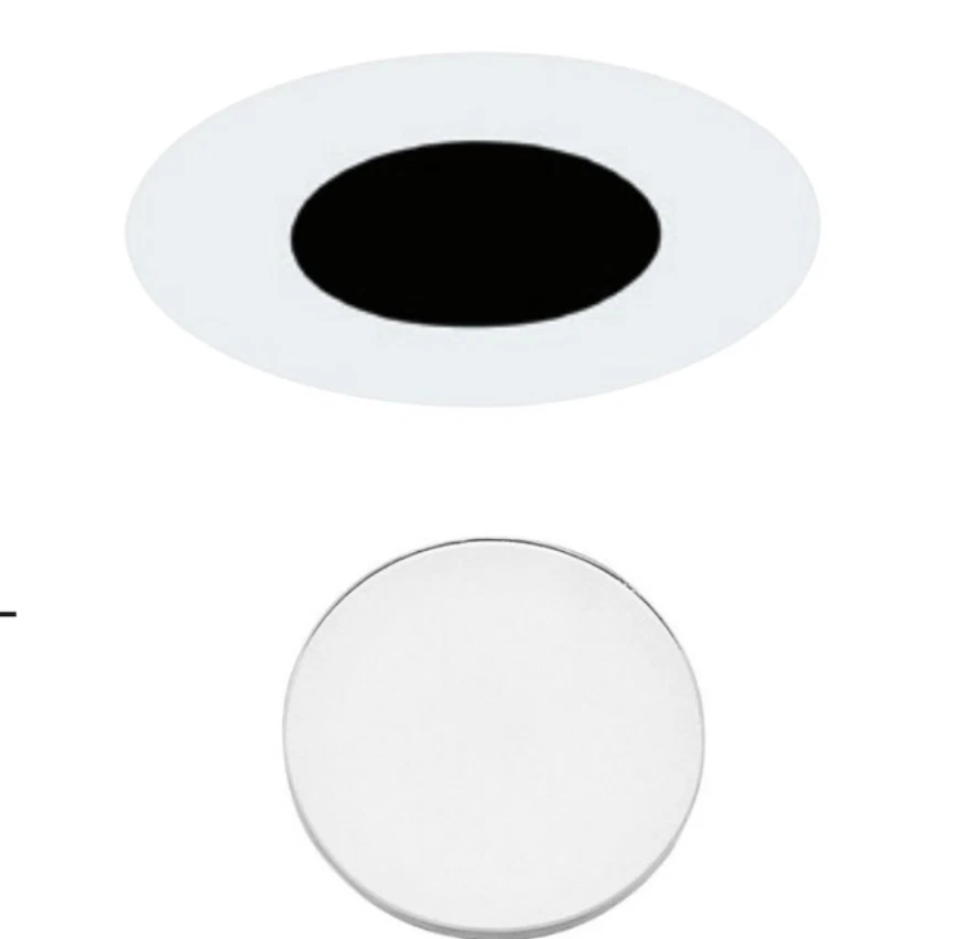 Element 3 Inch Round Flangeless Flat Shower Trim - E3RLF-HW - Image 1 of 1