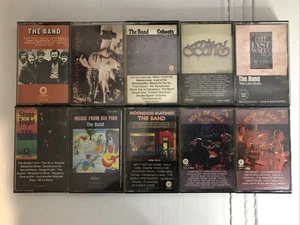 THE BAND 10 Cassette Tapes - Cahoots, Last Waltz, Rock Of Ages 1 & 2, Stage Frt - Picture 1 of 12