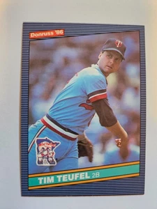 1986 DONRUSS TIM TEUFEL #242 NM - Picture 1 of 1