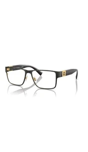 Versace VE 1274 1436 55mm Schwarz Metall Rechteckig Brille 55mm - Bild 1 von 5