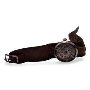 Rare WWI-Era Elgin Trench Watch – Oversized Men’s Military Watch, Cordovan Strap - Picture 1 of 5