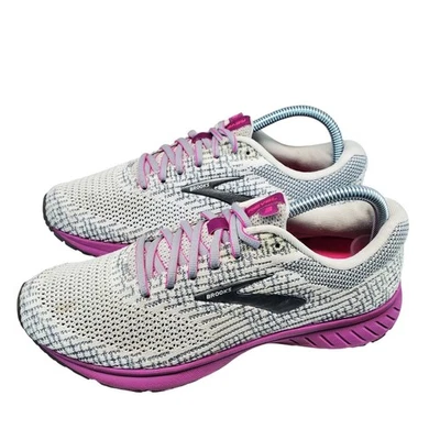 Zapatos deportivos Broooks para mujer talla 9 gris y rosa Revel 3 *Leer* Foto 1 de 4