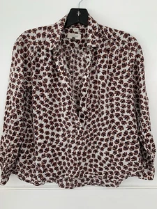 Ann Taylor Loft The Softened Shirt Size XS Petite Long Sleeve Button Down - Picture 1 of 8