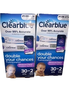2 nuovi Clearblue Advanced Digital - 30 ovulazioni + 2 gravidanze ciascuna scadenza 4/27 - Foto 1 di 5