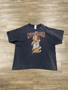 Camicia Vintage Sturgis Budweiser Biker Snake Harley Davidson Sbiadita Nera Uomo XL - Foto 1 di 8