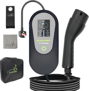 G-Journey EV Charger Cable Type 2 To 3 Pin Plug 5M 2.3KW Electric Car EVS MHseAt - Picture 1 of 8