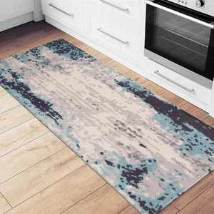 Rugshop Kitchen Runner Mat Contemporary Abstract Anti Fatigue Standing Bath Mats - Picture 1 of 10