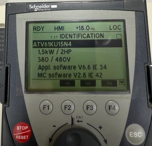 Telemecanique ATV61HU15N4 2HP 1.5kW 3P 460V AC Motor VFD Drive Altivar 61 - Picture 1 of 15