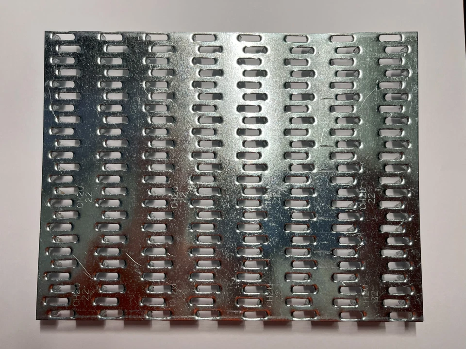 CH MACHINE 50 QTY 6" x 8" Truss Plate - Mending Plate -Structural Plates Zinc nail tooth