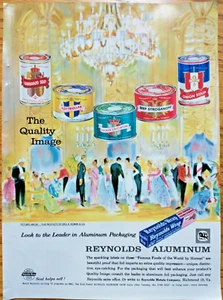 Hormel Foods uses Reynolds Aluminum of Reynolds Metals Richmond VA 1961 Print Ad - Picture 1 of 1